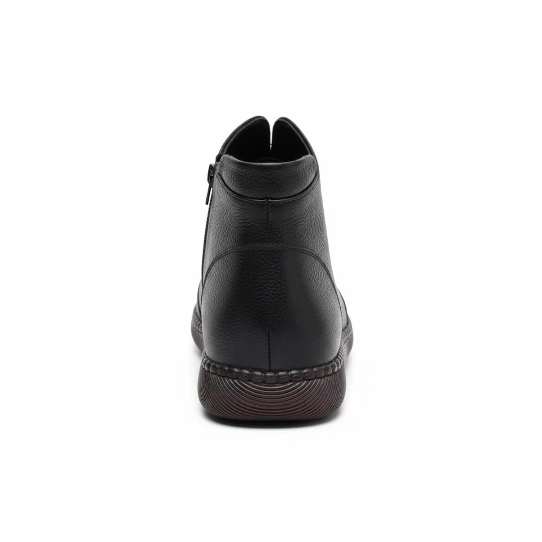 Ines Leren Enkellaarzen Dames – Comfortabele Platte Laarzen - Afbeelding 6