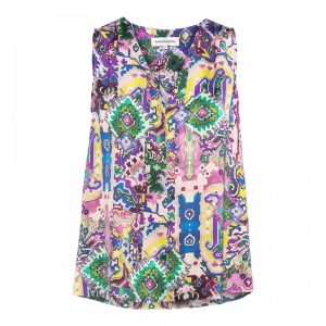&Co Woman – Annisa Multi Patern Top – Green Multi