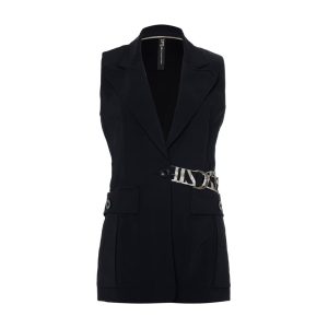 Zip73 – Gilet long cargo – Black