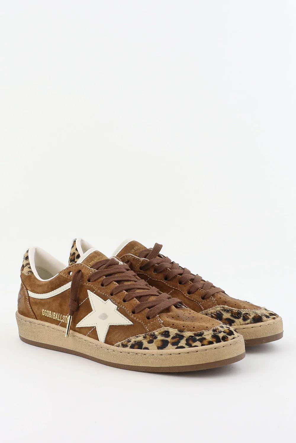 Golden Goose sneakers Ballstar GWF00117.F008064.55732 brown/leopard/silver - Afbeelding 4