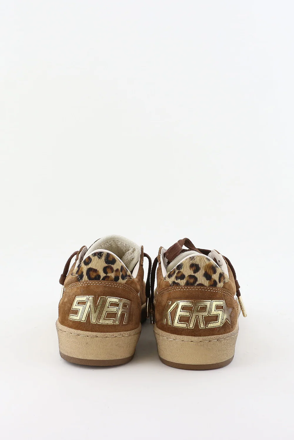Golden Goose sneakers Ballstar GWF00117.F008064.55732 brown/leopard/silver - Afbeelding 8