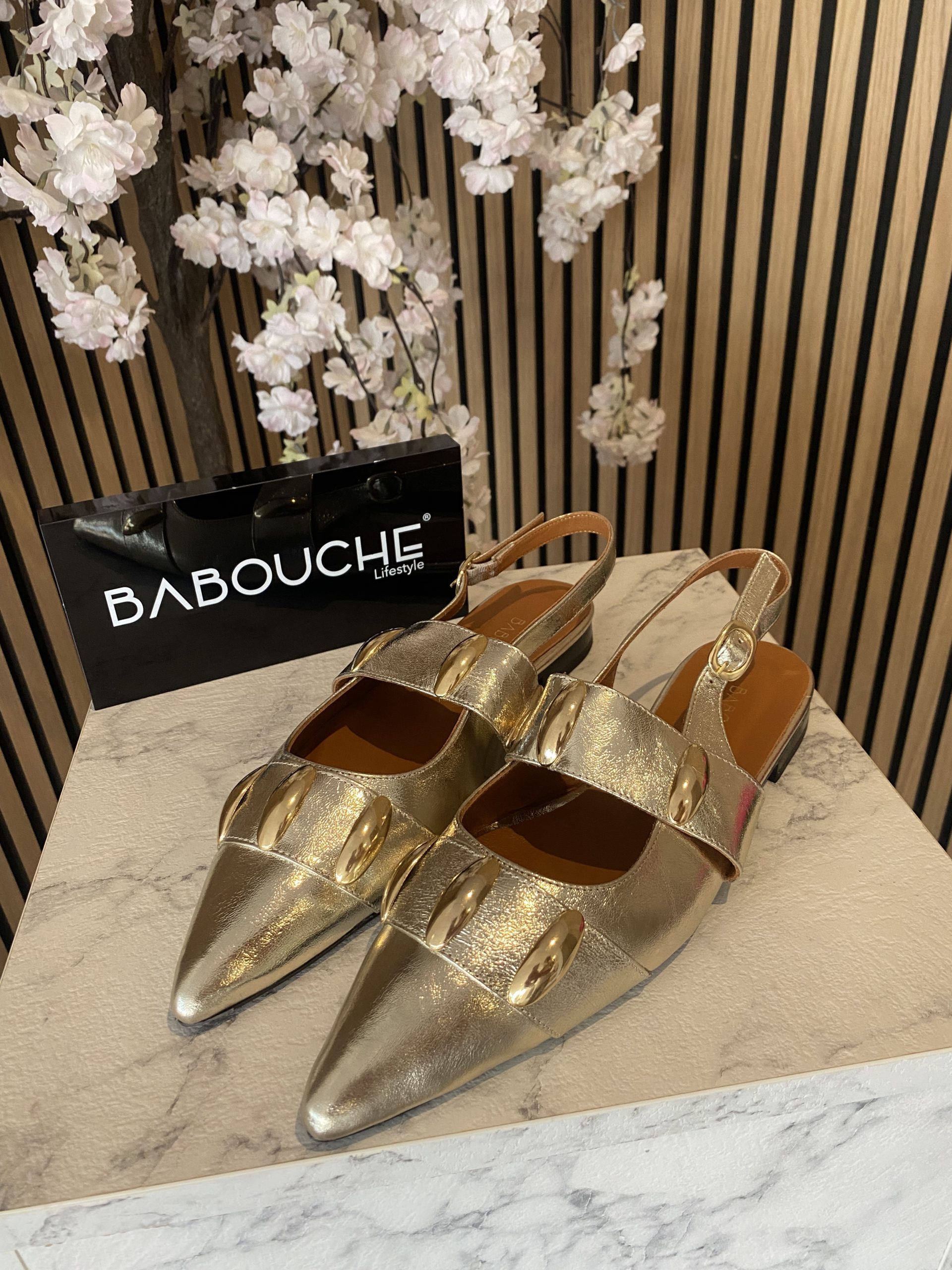 Babouche – Odile Ballerina – Gold - Afbeelding 2