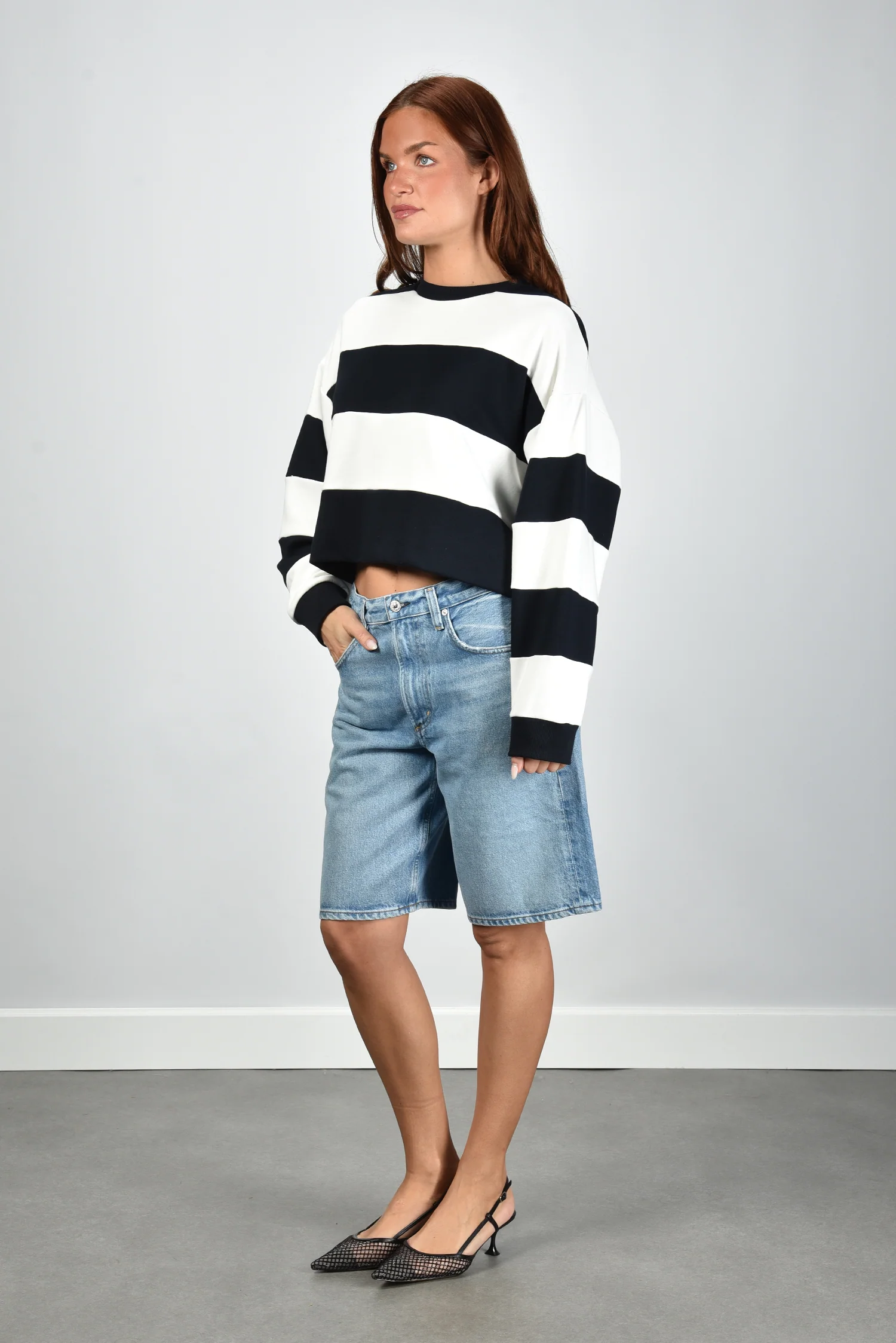 JOHNY trui Derek navy/off white - Afbeelding 6