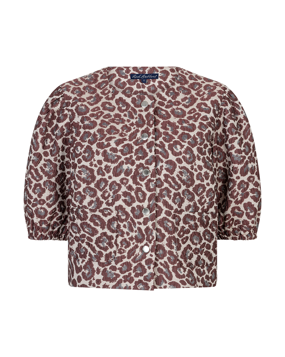 Red Button – Danelle Leopard Jacquard – Multi Rosewood - Afbeelding 2